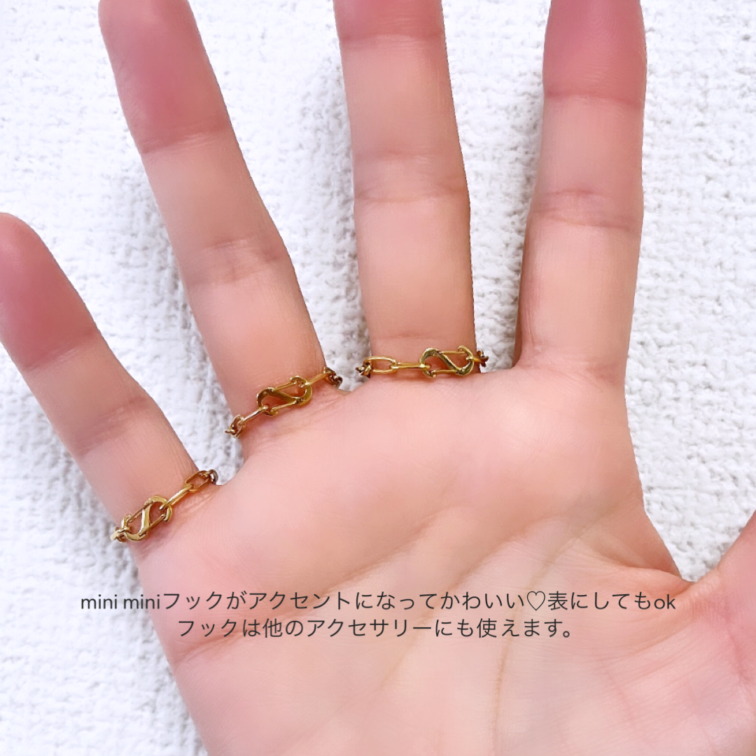 ovalチェーンリング(mini🪝付)