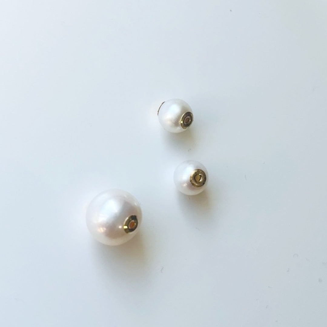 ネックカフ×パールパーツ(6-6.5㎜×5珠)
