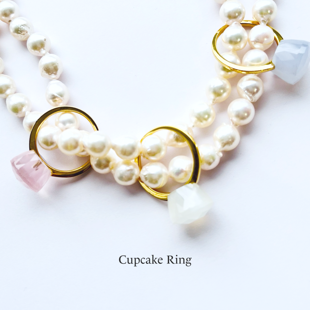 天然石リング【cupcake】