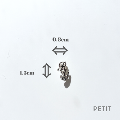 ダブルイニシャルリング【petit】
