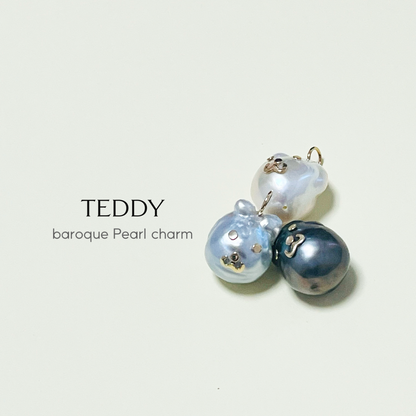 【現品】teddyラクガキパールチャーム