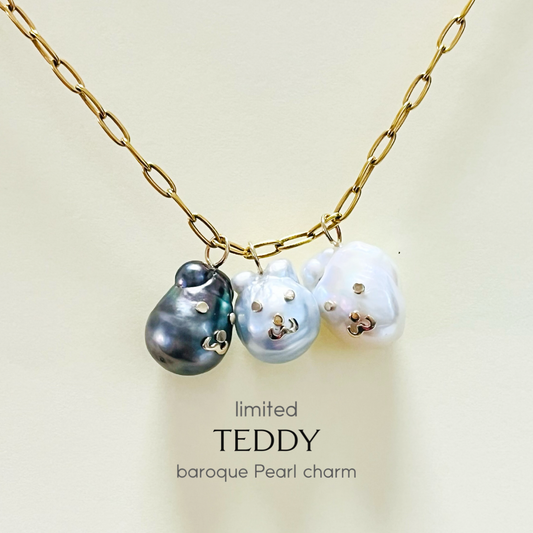 【現品】teddyラクガキパールチャーム