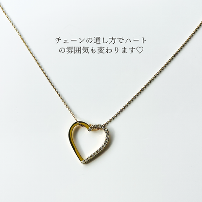 full of LOVEハートペンダント(ダイヤモンドver.)