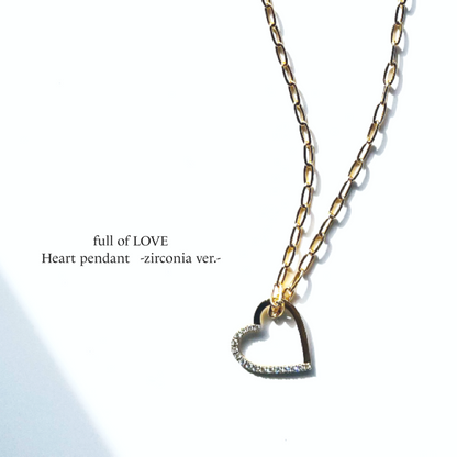 full of LOVEハートペンダント